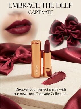 YENSA Super 8 Vibrant Silk Lipstick - shade captivate brand new with box